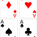 Playing cards with Aces