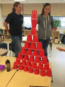Plastic Cup Tower