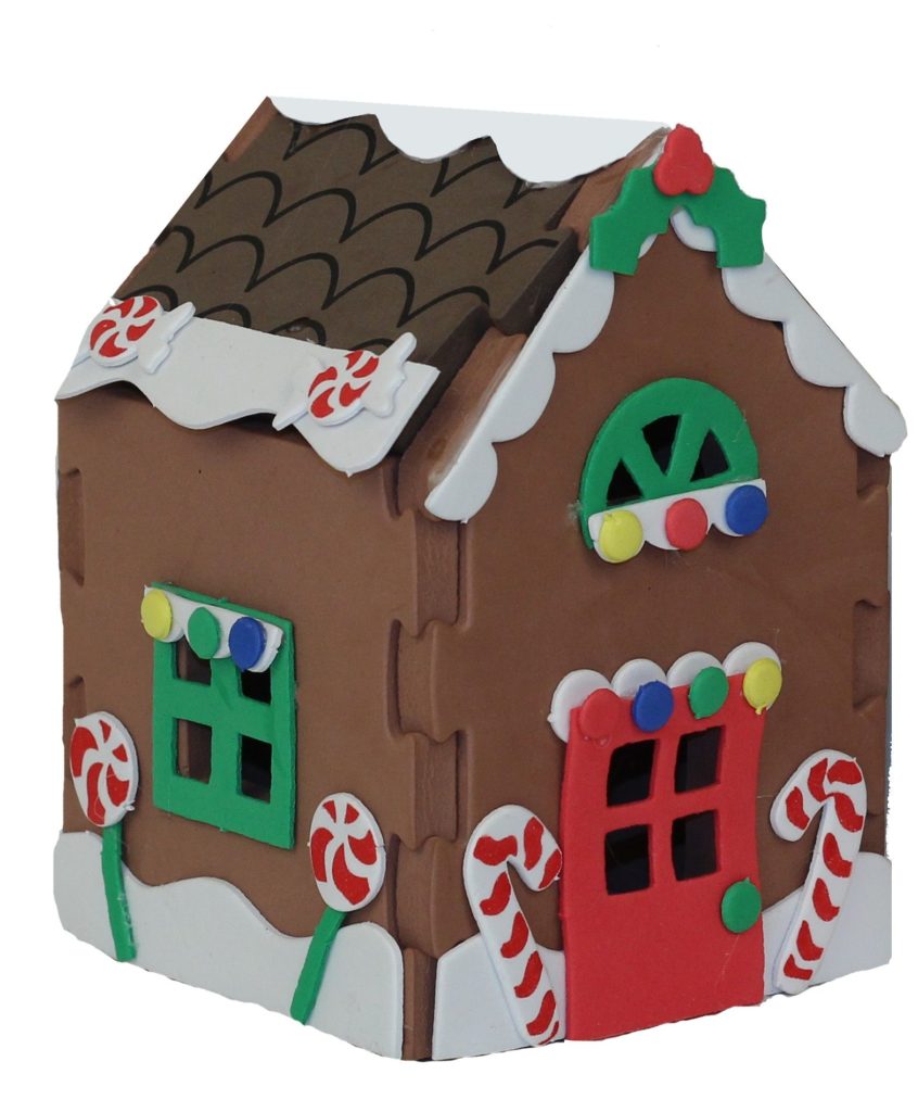 Foam 3D Gingerbread House Pop! Events Group