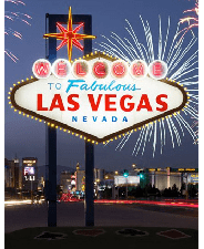 Vegas sign, a theme backdrop