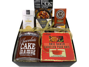 Gift box of baking items