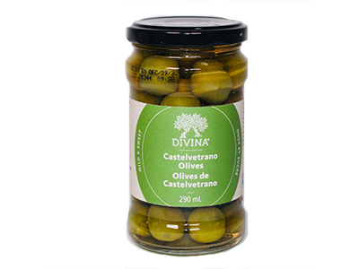 A bottle of Olives Whole