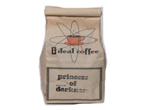 Brown bag of coffee